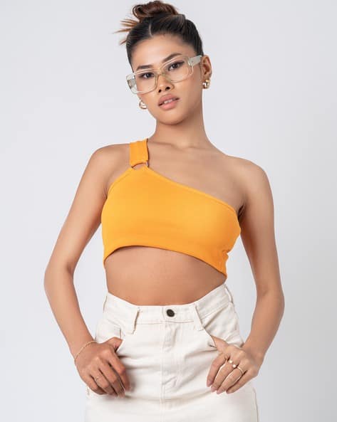 Buy Orange Tops for Women by FASHIONCONS Online