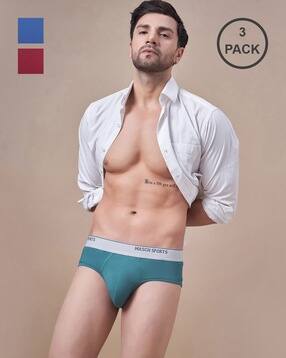 masch sports Men Pack of 3 Briefs with Logo Waistband-picture-21
