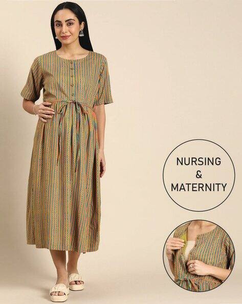 Buy Olive Kurtas for Women by Chayim Online