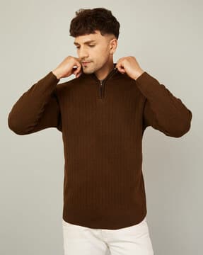 8YARDS Men’s CBOT HighNeck Pullover 2G -288Wx360H-466615499-brown-