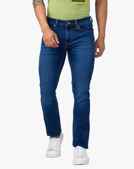 SPYKAR Men Light-Wash Regular Fit Jeans