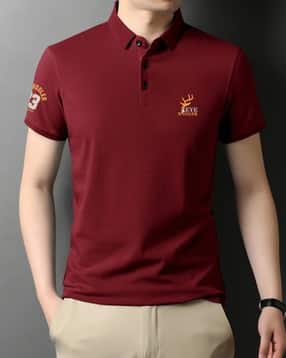 eyebogler Men Logo Embroidered Polo T-Shirt-picture-22
