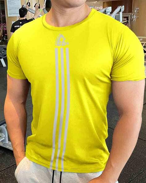 EYEBOGLER Men Printed Regular Fit Crew-Neck T-Shirt