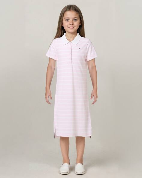Buy TOMMY HILFIGER KG Printed Slim Fit Polo Dress Online | Ajio.com