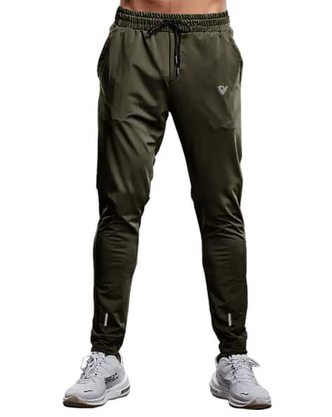 EYEBOGLER Straight Track Pants with Logo Print