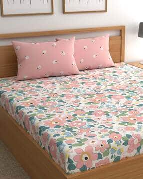 cg homes 150 TC Floral Print Double Bedsheet-picture-17