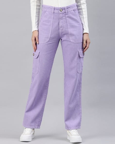 Buy Lavender Jeans Jeggings for Women by ADBUCKS Online