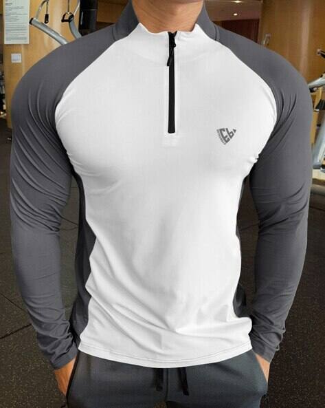 EYEBOGLER Men Regular Fit Henley T-Shirt