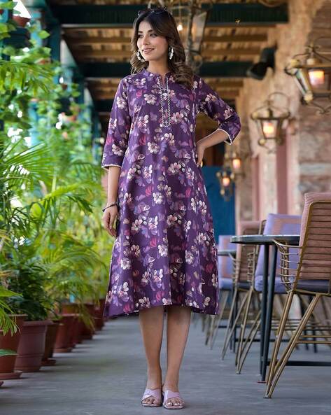 Buy Purple Dresses for Women by Peachmode Online Ajio