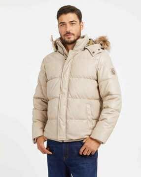 guess Quilted Regular Fit Zip-Front Parka Jacket-picture-45