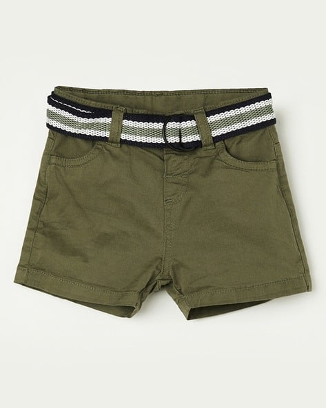 Buy Olive Shorts 3/4ths for Boys by Juniors by Lifestyle Online