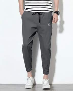 eyebogler Fitted Track Pants with Drawstring Waist-picture-15