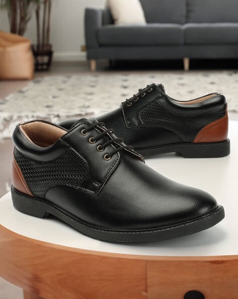 Indiamart Carlton London Shoes Price Buy Black Formal Shoes For - Main Image