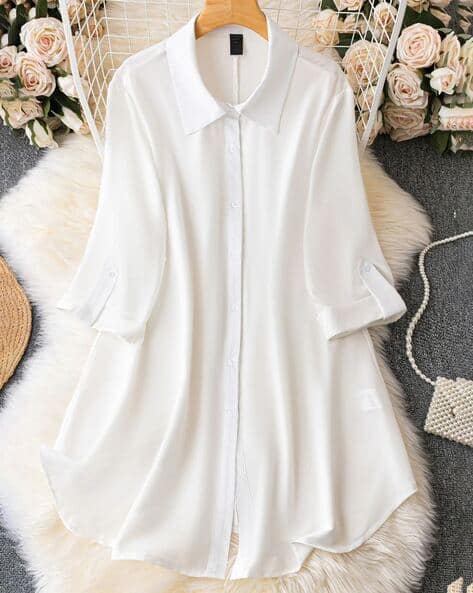 Buy White Dresses for Women by LERIYA FASHION Online