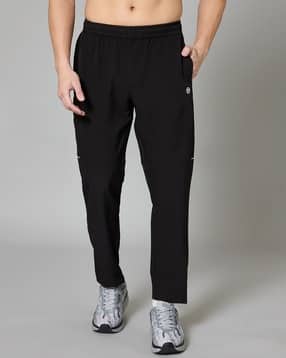 turnfit Men Typographic Print Track Pants with Elasticated Waist-picture-18