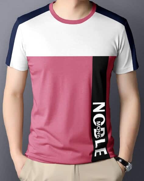 EYEBOGLER Colour-Block Round-Neck T-Shirt