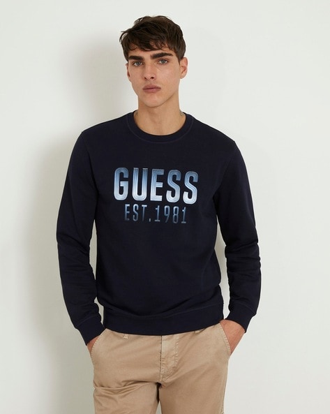 Guess grey sweatshirt hotsell