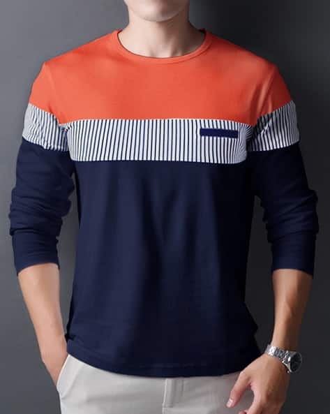 EYEBOGLER Colourblock Round-Neck T-Shirt