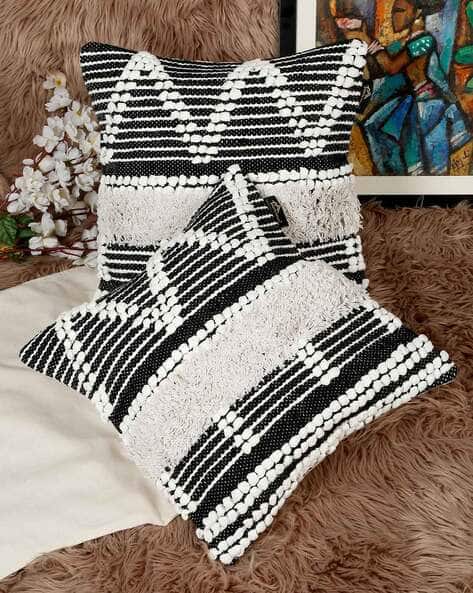 Buy Black Cushions Pillows for Home Kitchen by Hosta Homes