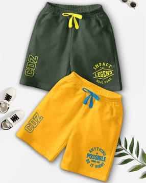 codez Boys Pack of 2 Shorts with Drawstring Closure-picture-21