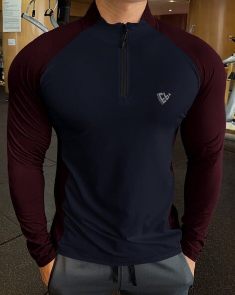 EYEBOGLER Men Regular Fit Henley T-Shirt