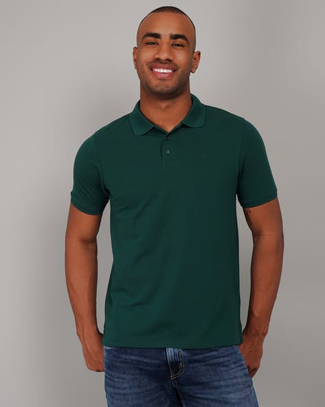 Men Regular Fit Polo T-Shirt