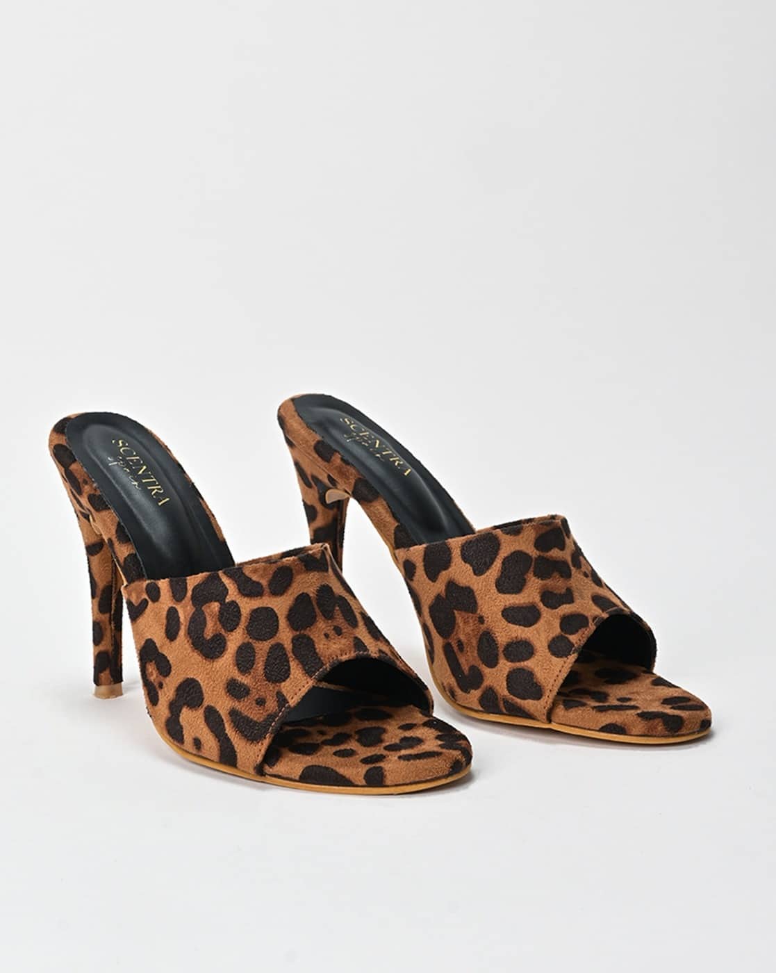 Buy Brown Heeled Shoes for Women by SCENTRA Online