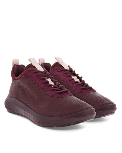 Ecco burgundy shoes online