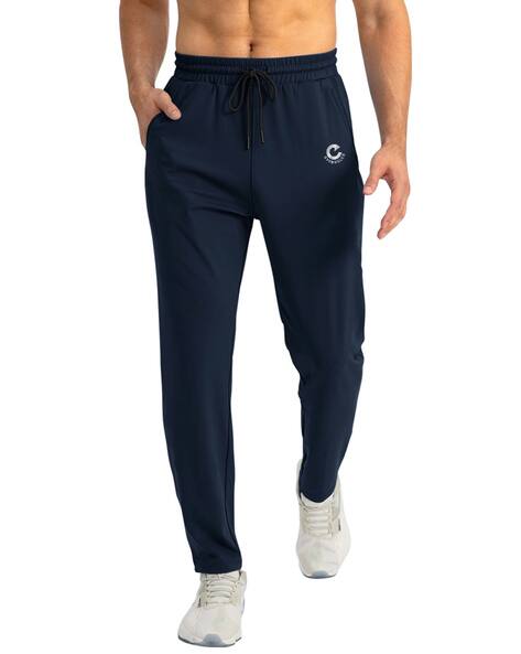 EYEBOGLER Track Pants with Elasticated Drawstring Waist