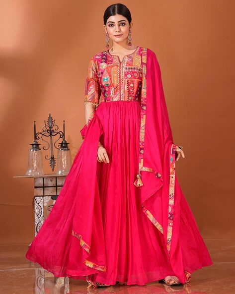 Buy Pink Dresses Gowns for Women by PURE 9 Online Ajio