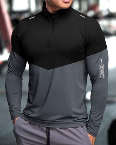EYEBOGLER Men Regular Fit Henley-Neck T-Shirt - Image 3