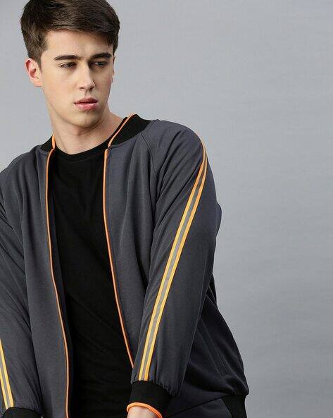 VOXATI Slim Fit Jacket with Contrast Taping