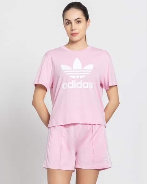 Women TREFOIL Loose Fit Crew-Neck T-Shirt