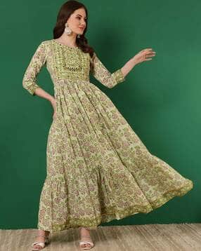 glam roots Women Embroidered Flared Kurta-picture-16