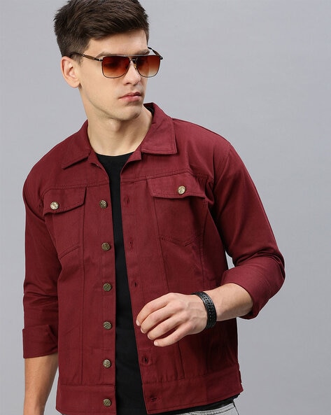 Buy Maroon Jackets Coats for Men by VOXATI Online Ajio