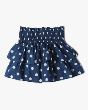 gap kids Smocked Waist Detail Woven Skort-picture-44
