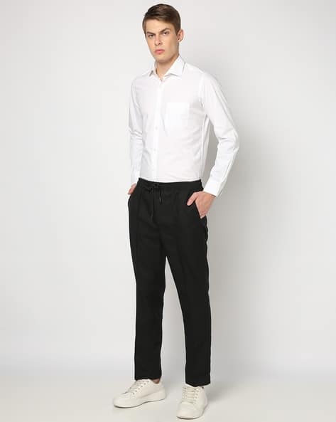 Buy Black Trousers Pants for Men by YOUSTA Online