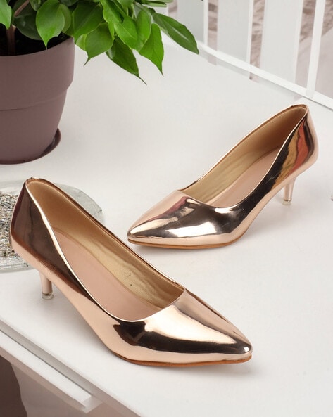 Rose gold pumps online