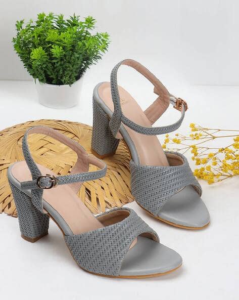 Women Open-Toe Chunky-Heeled Sandals