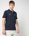 Men Reflective Placement Print Regular Fit Polo T-Shirt