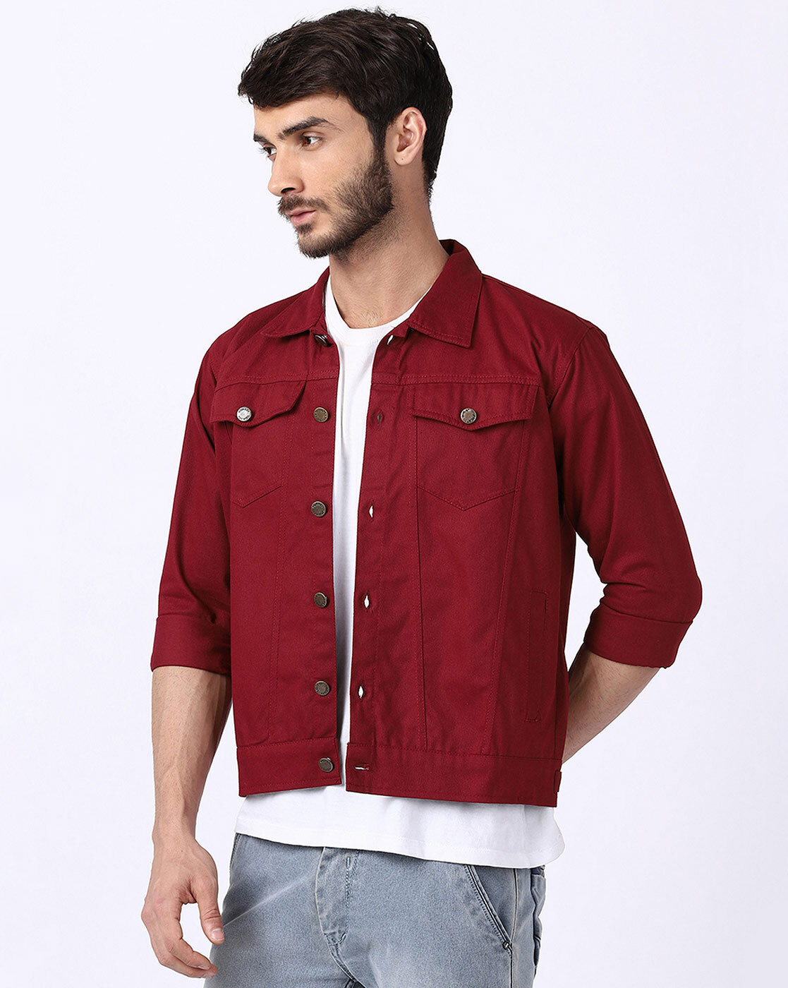 Buy Maroon Jackets Coats for Men by VOXATI Online Ajio