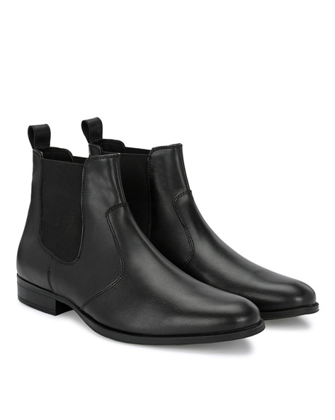 Delize Men Ankle-Length Slip-On Chelsea Boots