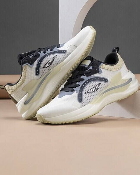 RED TAPE Knitted Lace Fastening Sports Shoes with Flat Heels