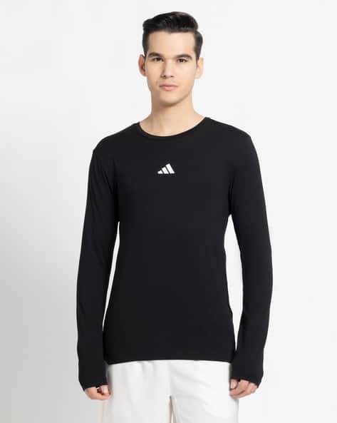 Adidas Mens Fitted Long Sleeve T Shirts Buy Black Tshirts For Men
