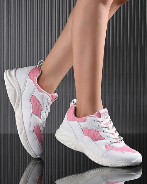 Women Running Shoes with Lace Fastening