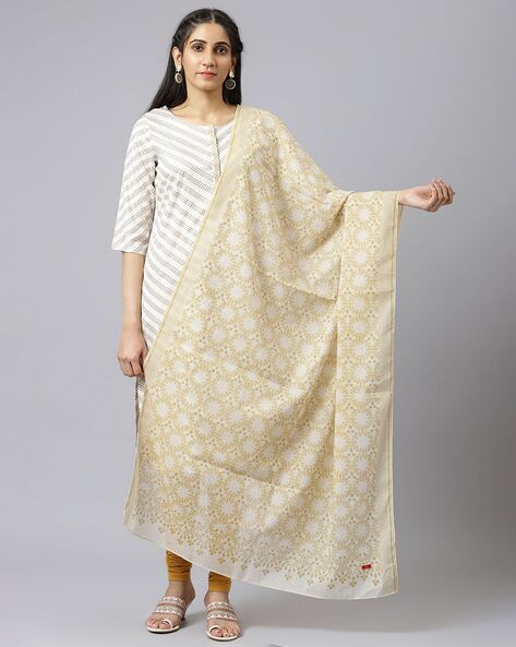 Women Woven Dupatta Price in India