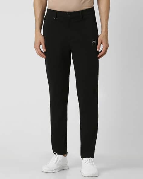 VANHEUSEN FLEX Men Slim Fit Flat-Front Trousers