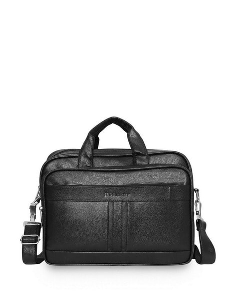 Black Laptop 14 Bag Buy TCS ENTERPRISES Genuine Leather Laptop Bag