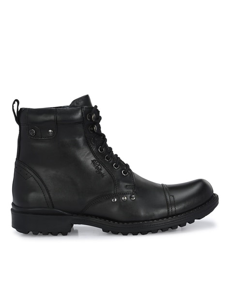 Delize Men Ankle-Length Lace-Up Boots