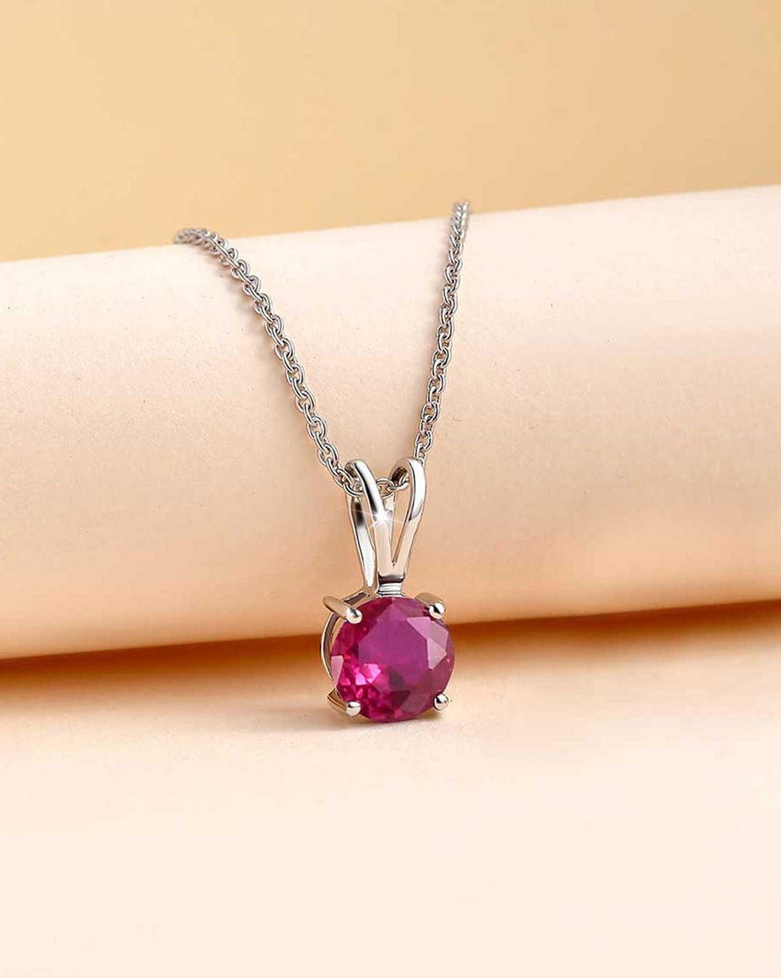 Natural Ruby 2024 Pendant Sterling Silver - Ruby Stone pendant - 100% natural ruby crystal pendant - ruby jewelry - natural ruby jewelry - 16